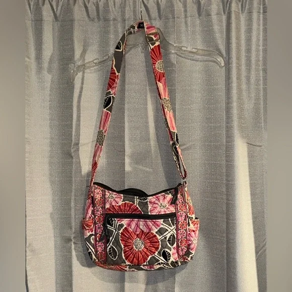 Vera Bradley Shoulder Bag Cherry Blossom Floral Pattern. - Picture 5 of 10
